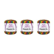 Aunt Lydia Classic Mexicana Crochet - 3 Pack of 300y/274m - Cotton - Gauge 10 - Crochet