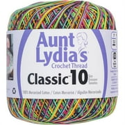 Aunt Lydias Classic Crochet Thread Size 10-Blacklight