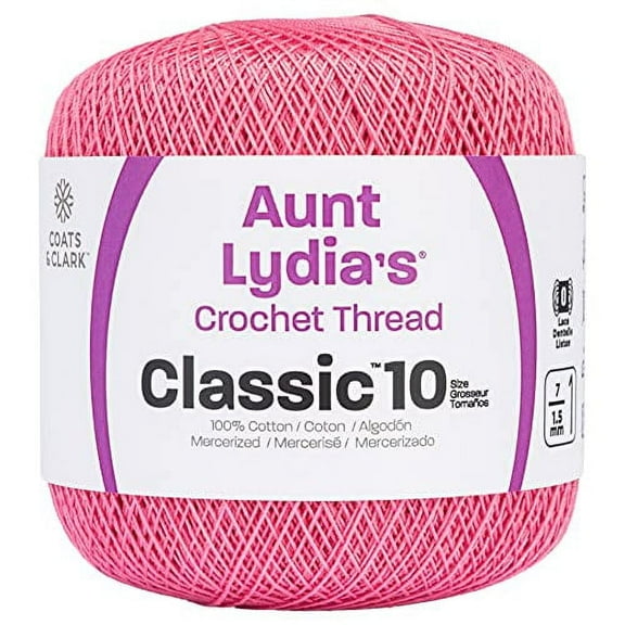 Aunt Lydia's Classic Crochet Thread Size 10-French Rose