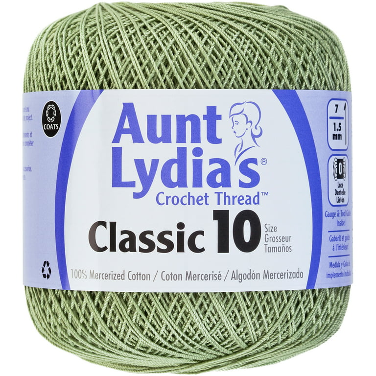 Aunt Lydia's Classic Size 10 Crochet Thread