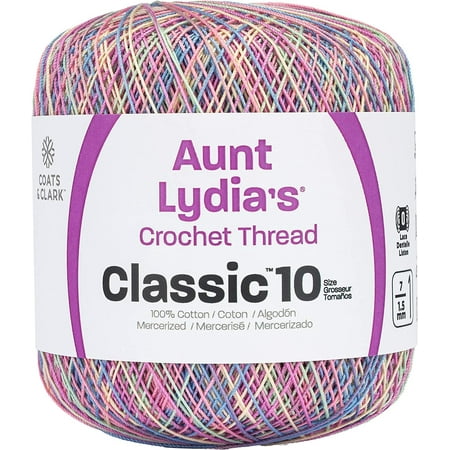Aunt Lydia's Classic Crochet Thread Size 10-Pastels
