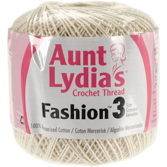 Aunt Lydia's Cotton Fashion Crochet Thread, 1 Each