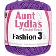 thumbnail image 1 of Aunt Lydia's Fashion Crochet Thread Size 3 Purple 150 Yards Cotton, 1 of 2