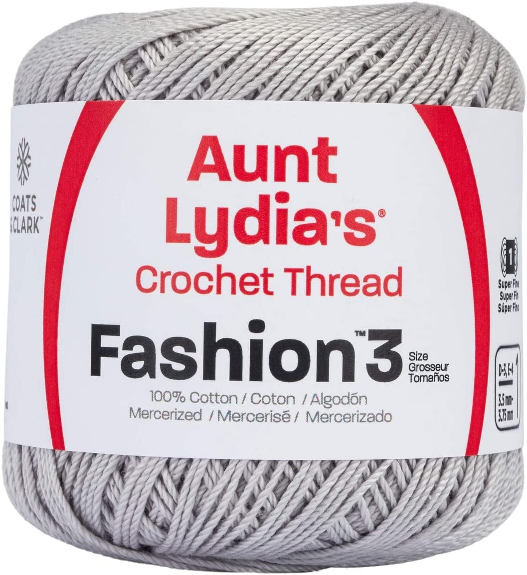 Aunt Lydia's Bulk Buy Crochet Cotton Classic Crochet Thread Size 10  (3-Pack) Monet 154-930