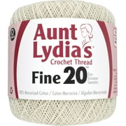 Aunt Lydia's Fine Crochet Thread Size 20-Natural