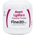thumbnail image 1 of Aunt Lydia's Fine Crochet Thread Size 20-White, 1 of 2