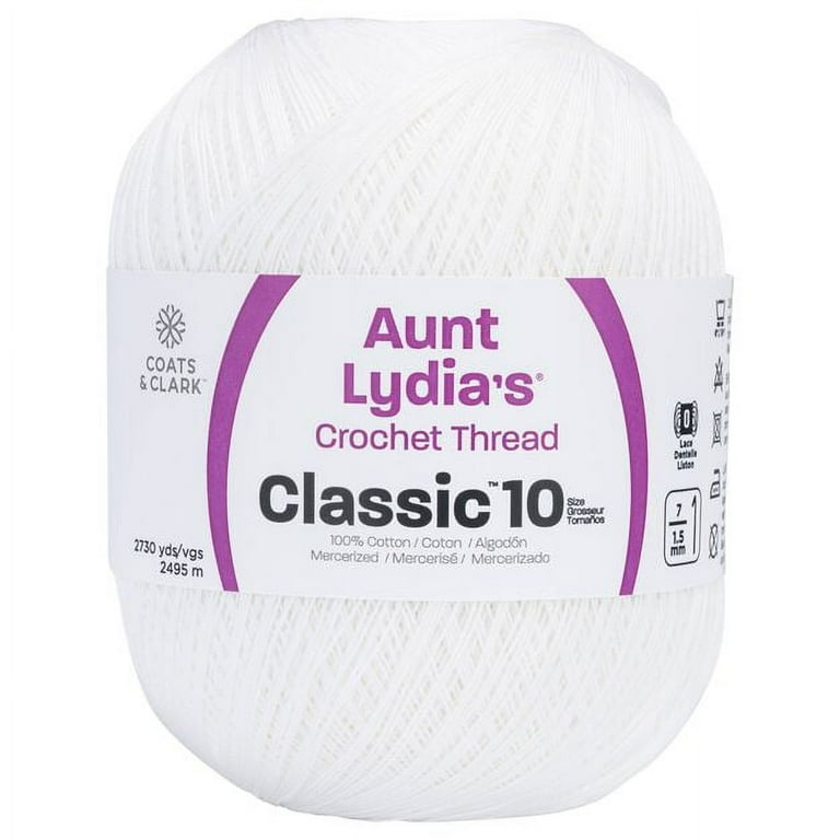 Free Shipping! Notions Marketing Aunt Lydia's Jumbo Crochet Cotton