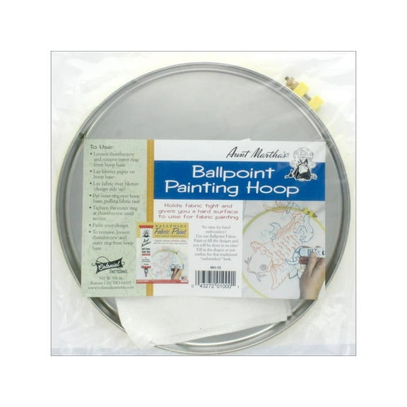 Aunt Martha's 10" Hoop with Blotter Pkg