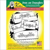 Aunt Martha's 18" x 24" Pattern for Linens Hot Iron Transfer, 1 Each