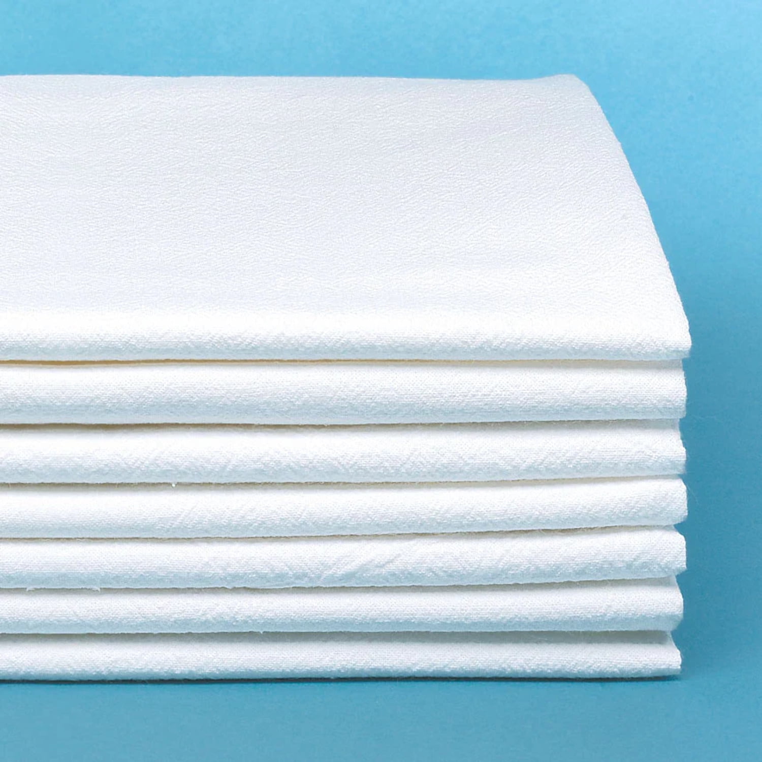 Cotton Flour Sack Towel (28 x 28 Inch / White)