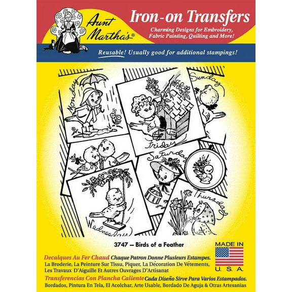 Aunt Martha's #3747 Birds of a Feather