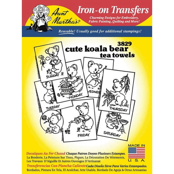 Aunt Martha's Koala Bear Tea Towels