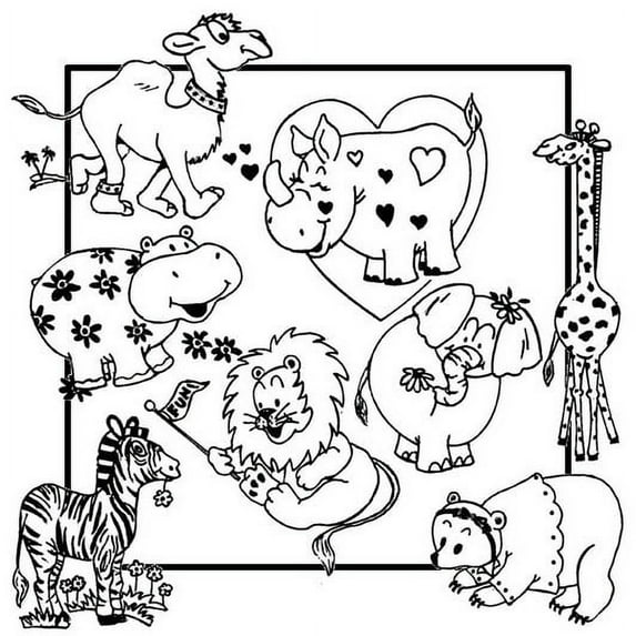 Aunt Martha's #3891 Whimsical Animals