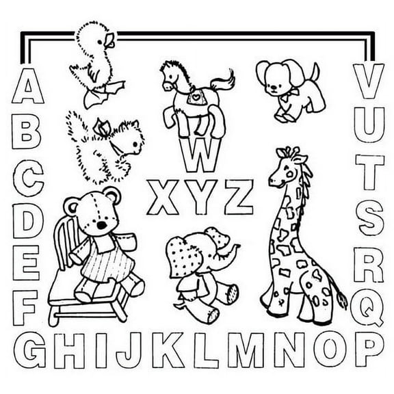 Aunt Martha's #3926 Kid's Letter Sampler