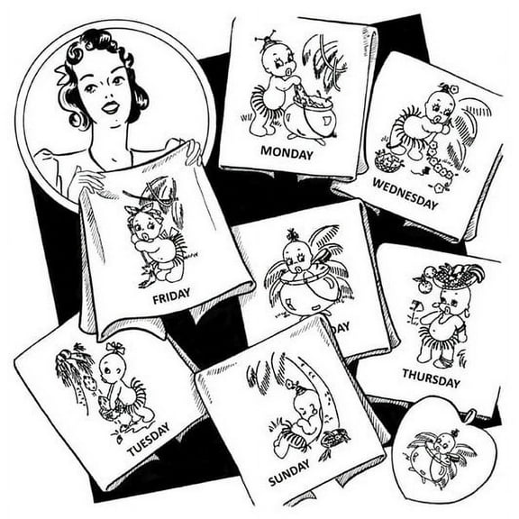 Aunt Martha's #3967 Tropical Babies