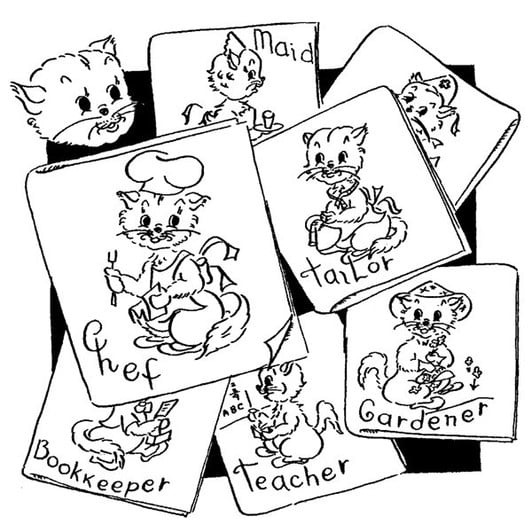 Aunt Martha's #3975 Cat of all Trades