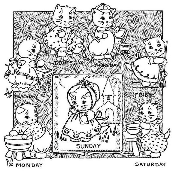 Aunt Martha's #3982 Kitten Chores
