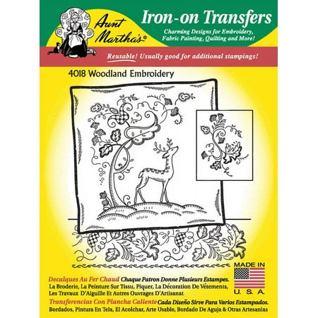 Aunt Martha's #4018 Woodland Embroidery