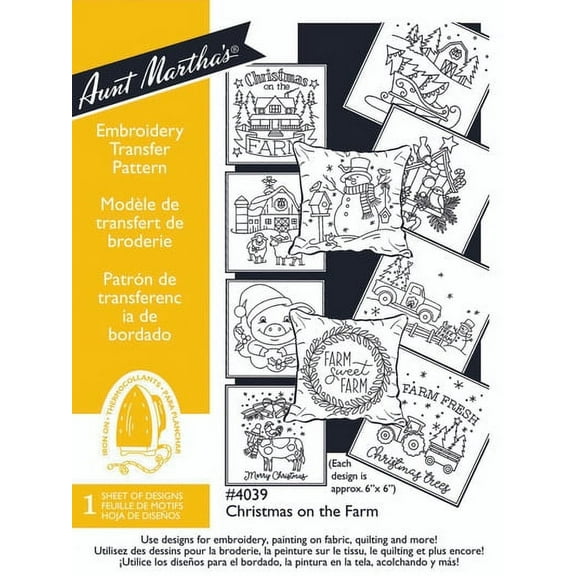 Aunt Martha's #4039 Christmas on the Farm