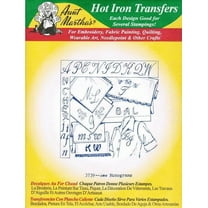 Aunt Martha's 7" x 0.1" Hot Iron Embroidery Transfer Paper