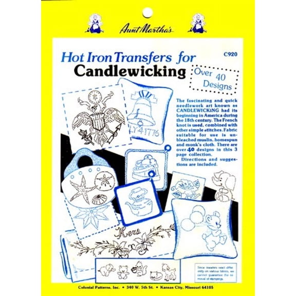 Aunt Martha's #C920 Candlewicking 1