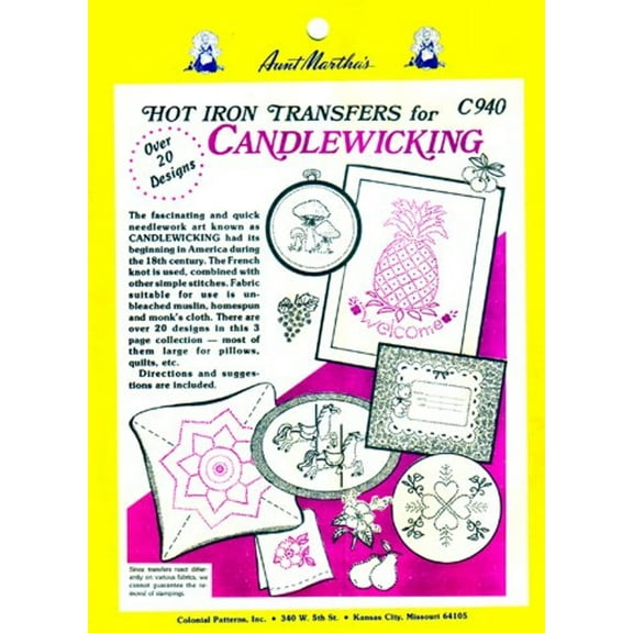 Aunt Martha's #C940 Candlewicking 2