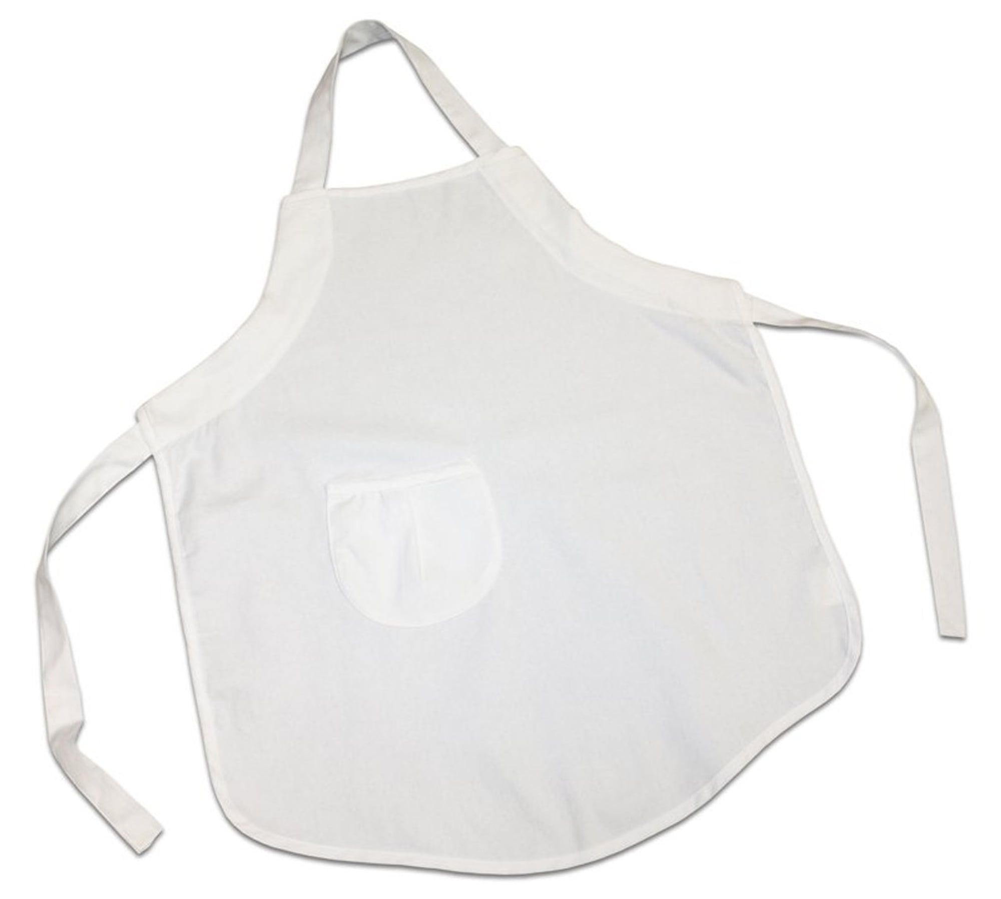 Aunt Martha's Fancy Cut Youth Child White Apron Size 20"x 24"