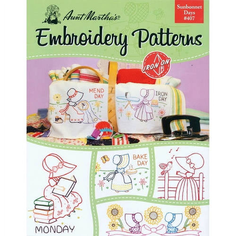 Aunt Martha's IronOn Transfer Books