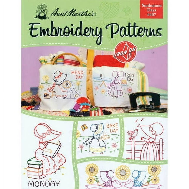 Aunt Martha's IronOn Transfer Books