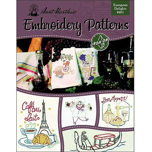 Aunt Martha's IronOn Transfer Books