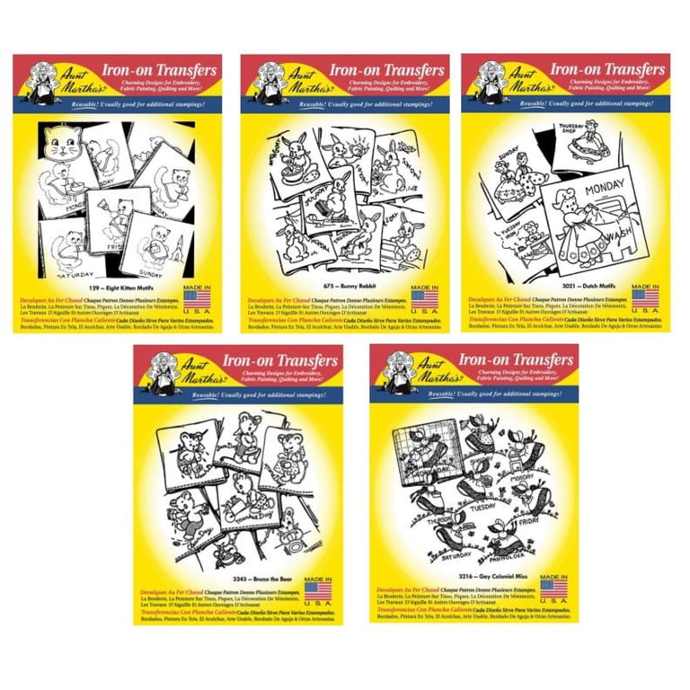 Iron Transfer Patterns Embroidery Iron On Transfer Patterns