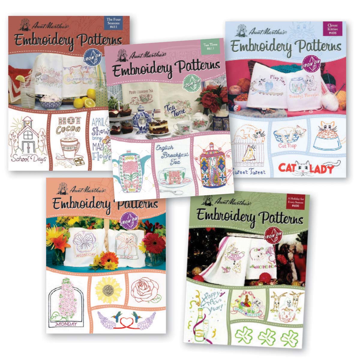 Aunt Martha's® Transfer Pattern Books Set - Walmart.com