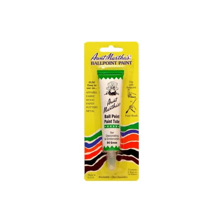 Aunt Martha's Tube Paints 1oz Green