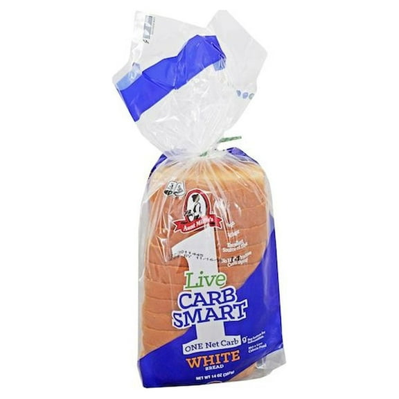 Aunt Millie's Bakeries Perfection Bakeries Live Carb Smart White Bread, 14 Ounce -- 6 per Case.