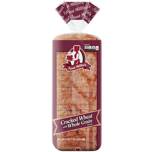 Aunt Millie's Cracked Wheat with Whole Grain Bread, 22 oz