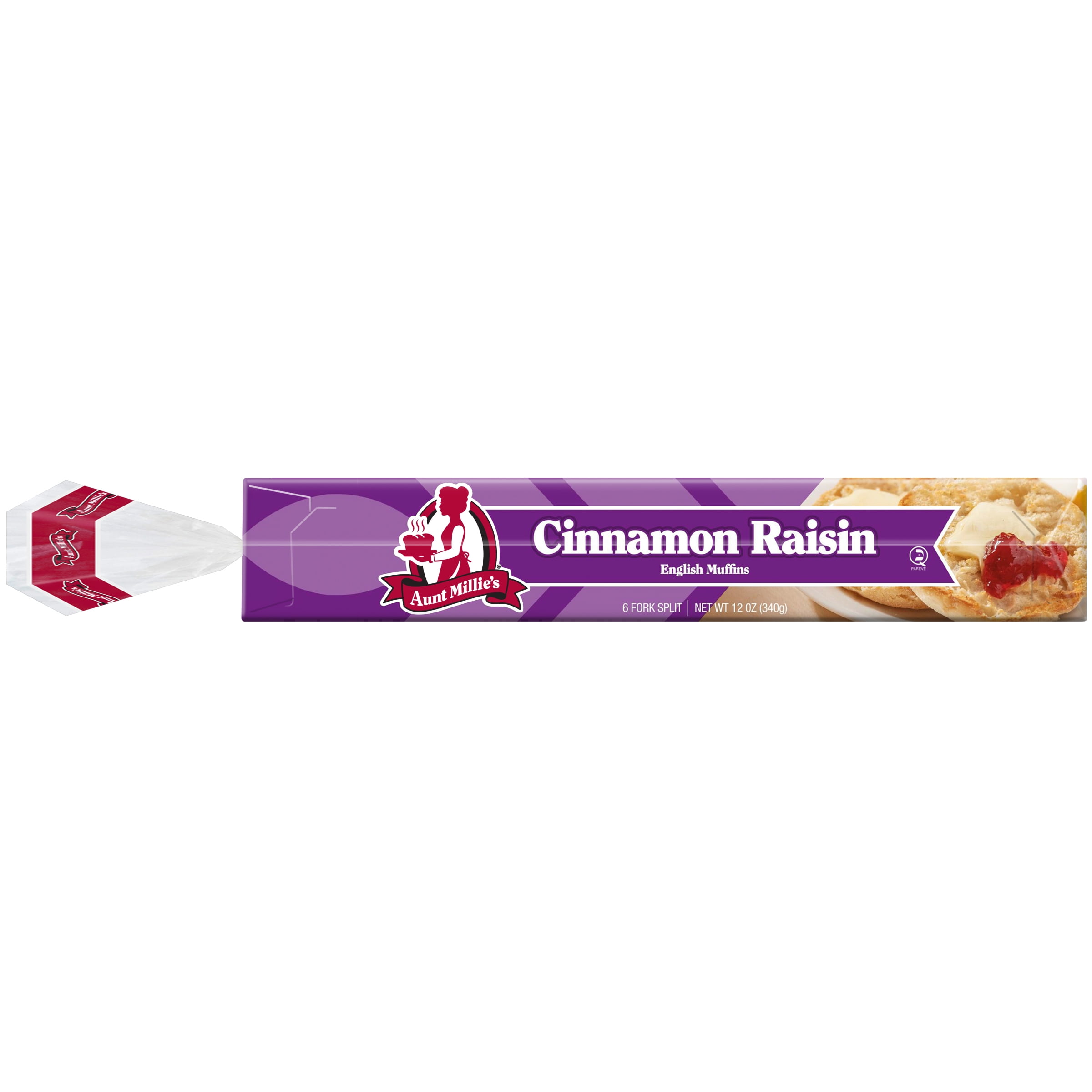 Aunt Millie's English Muffins, Cinnamon Raisin, 6 Ct., 12 oz.