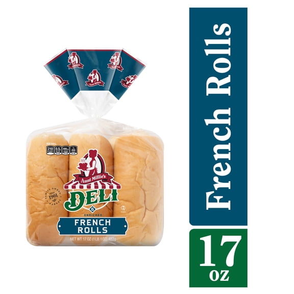 Aunt Millie's French Sub Rolls, 6 Ct., 16 oz.