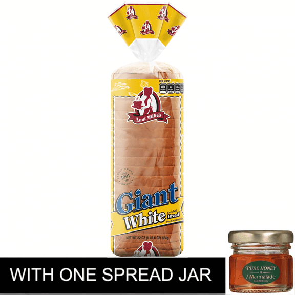 Aunt Millie's Giant White Enriched Bread, 22 oz
