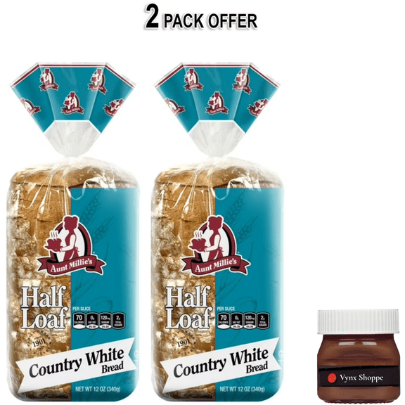 Aunt Millie's Half Loaf Country White, 12oz