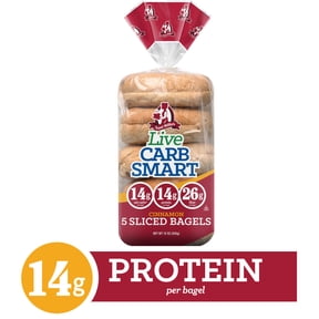 Aunt Millie's Live Carb Smart Cinnamon Bagel