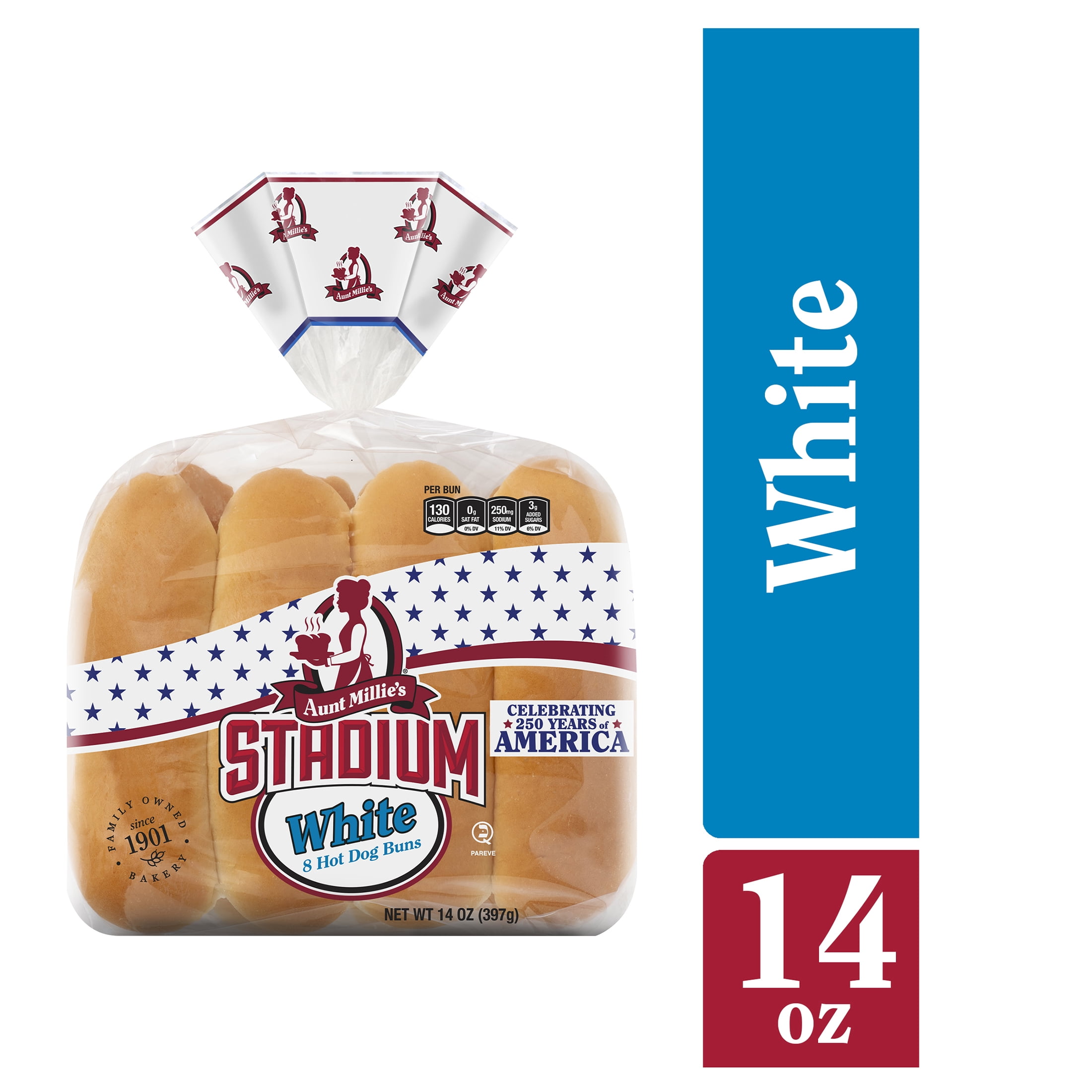 M*U様 1993年アメリカW杯予選（ドーハ）モデル　FPゲームパンツ（白）＃9 Aunt Millie's Fresh Stadium White Hot Dog Buns, 8 Count, 14 oz