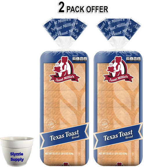 Aunt Millie's Texas Toast Bread, 22 oz. (2 Pack)