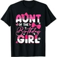 thumbnail image 1 of Aunt Of The Birthday Cat Kitty Family Matching T-Shirt tee, 1 of 4