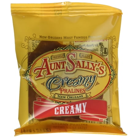 Aunt Sally's Creamy Original Classic Pralines - Box of 6 - Gluten Free Chewy New Orleans Treats
