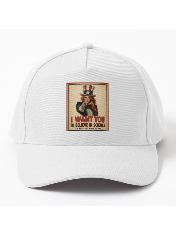 Aunt Sammy Science Baseball Cap, Science Graphic Hat Style