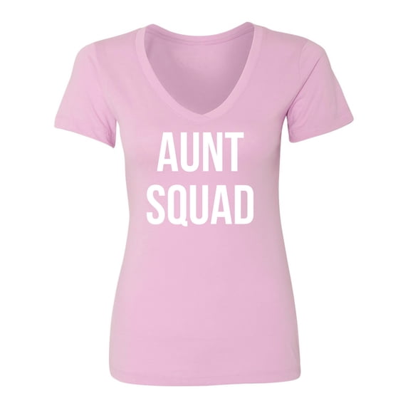 Aunt Squad Womens V-Neck T-Shirt