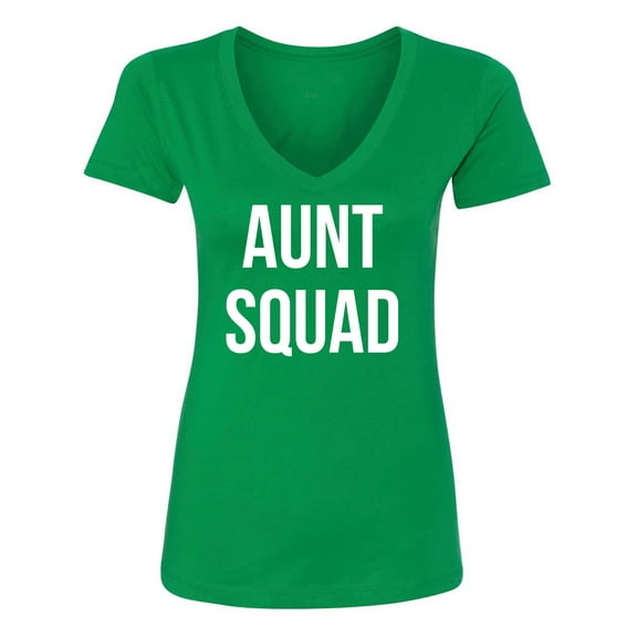 Aunt Squad Womens V-Neck T-Shirt