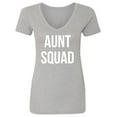 thumbnail image 1 of Aunt Squad Womens V-Neck T-Shirt, 1 of 3