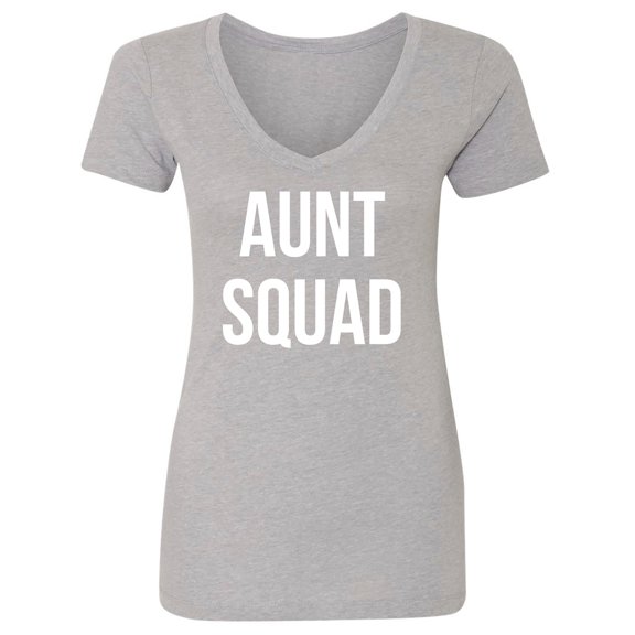 Aunt Squad Womens V-Neck T-Shirt