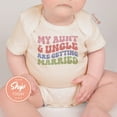 thumbnail image 1 of My Aunt And Uncle Are Getting Married Onesies, Cute Wedding Bodysuit, Aunt Said Yes Baby Clothes, Bridal Shower Baby Gift, Cute Baby Onesie, BABY BODYSUIT LAT 4424, 1 of 3
